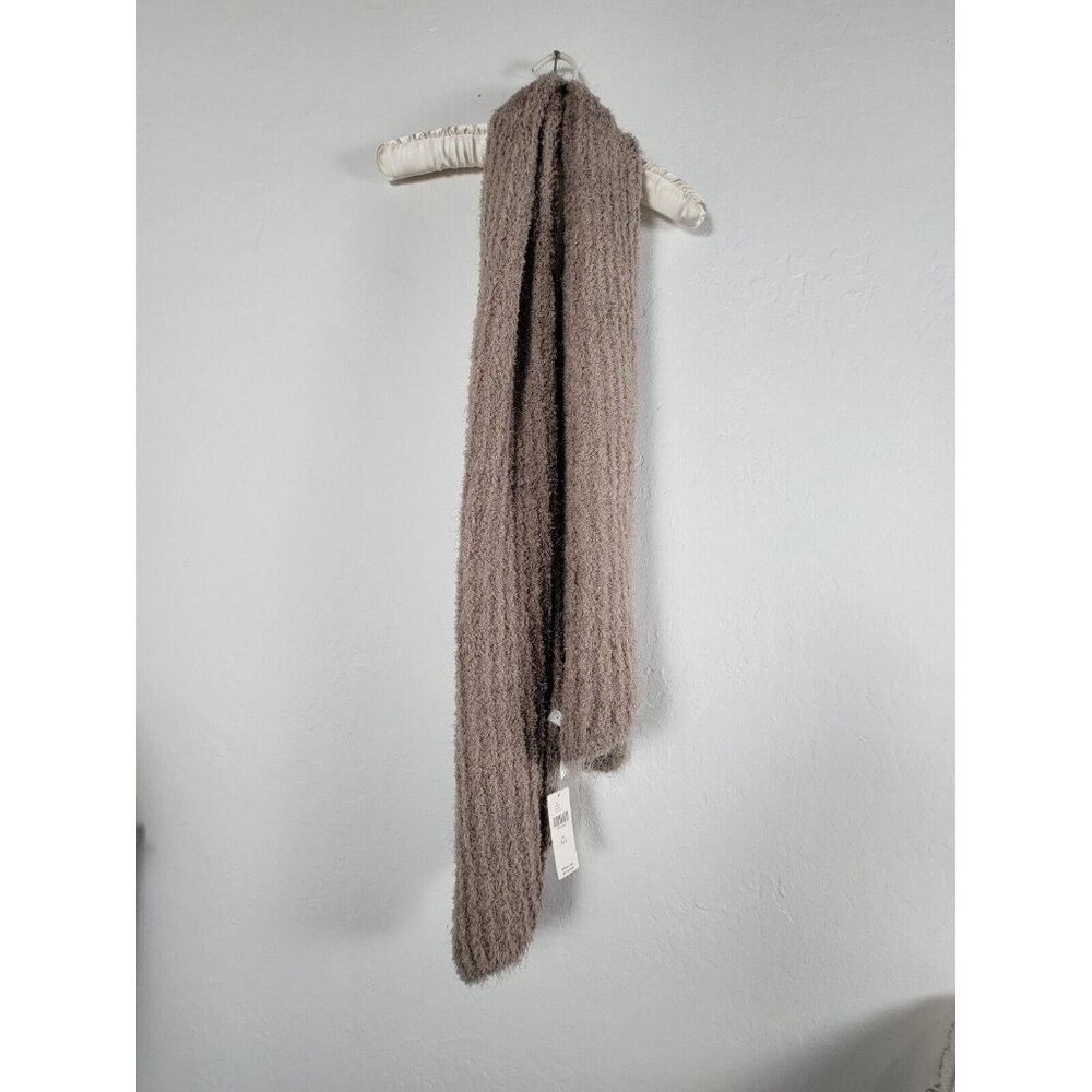 Anthropologie Scarf Women Taupe Neck Warmer Rectangle Winter Soft Cozy 62x14 New
